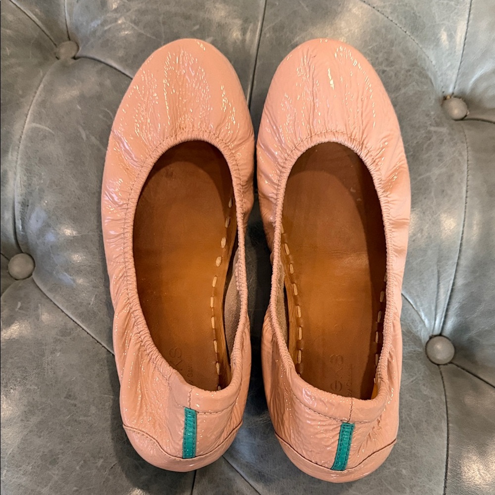 Tieks Ballet Flats - Blush Patent - Size 10